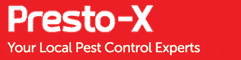 presto-x logo, merging with ja-roy pest control